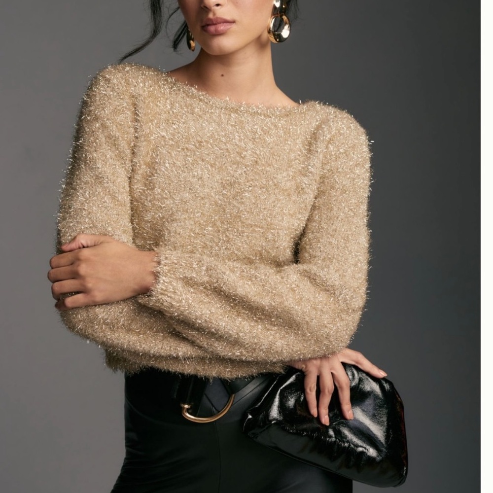 Eyelash Sweater by Anthropologie